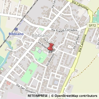 Mappa Via J. e E. Rosemberg, 18, 42021 Bibbiano, Reggio nell'Emilia (Emilia Romagna)