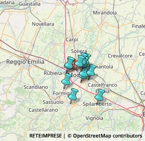 Mappa 41123 Modena MO, Italia (6.81333)