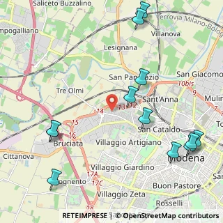 Mappa 41123 Modena MO, Italia (2.74917)
