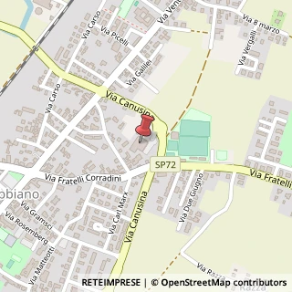 Mappa Via Canusina, 11, 42021 Bibbiano, Reggio nell'Emilia (Emilia Romagna)