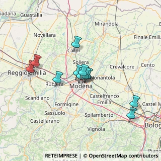 Mappa Via Giovanni Boccaccio, 41122 Modena MO, Italia (10.91167)