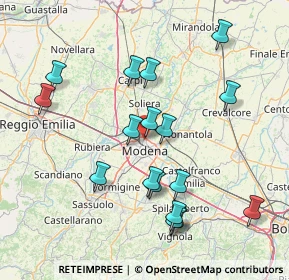 Mappa Via Giuliano Cassiani, 41122 Modena MO, Italia (15.93647)
