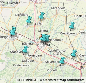 Mappa Via Giuliano Cassiani, 41122 Modena MO, Italia (14.30583)