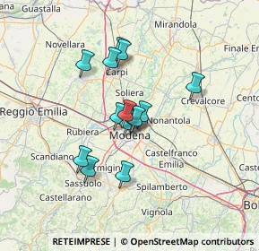 Mappa Via Giuliano Cassiani, 41122 Modena MO, Italia (10.07929)