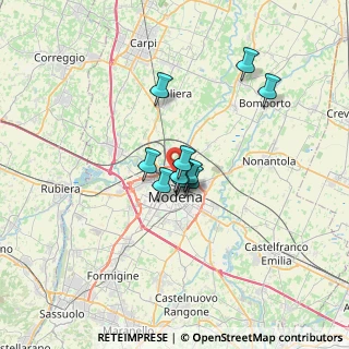 Mappa Via Giuliano Cassiani, 41122 Modena MO, Italia (4.29545)