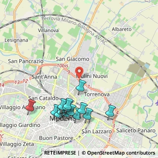Mappa Viale Marcello Finzi, 41122 Modena MO, Italia (2.35938)