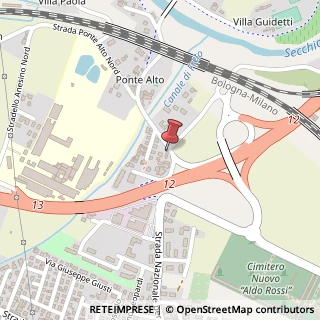 Mappa Strada Nazionale per Carpi Centro, 309, 41123 Modena, Modena (Emilia Romagna)
