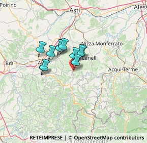 Mappa 12054 Cossano Belbo CN, Italia (8.83091)