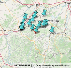Mappa 12054 Cossano Belbo CN, Italia (10.8515)