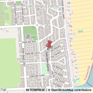 Mappa Viale delle Querce, 35, 44029 Comacchio, Ferrara (Emilia Romagna)