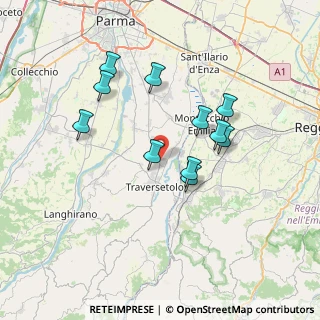 Mappa Parma, 43029 Traversetolo PR, Italia (6.45545)