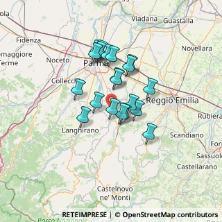 Mappa Parma, 43029 Traversetolo PR, Italia (10.5125)