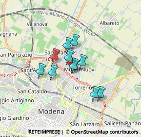 Mappa Via Francia, 41122 Modena MO, Italia (1.11)