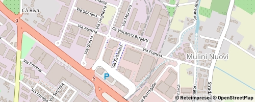 Mappa Módena