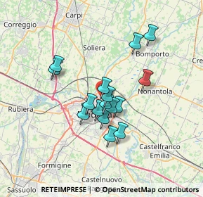 Mappa Via Francia, 41122 Modena MO, Italia (5.34625)