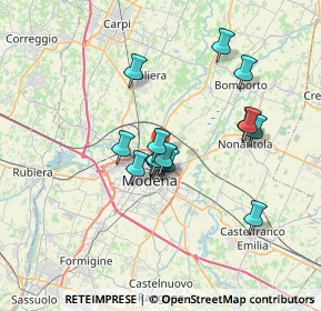 Mappa Via Francia, 41122 Modena MO, Italia (5.72667)
