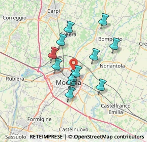 Mappa Via Francia, 41122 Modena MO, Italia (5.83833)