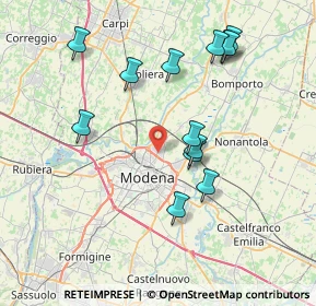 Mappa Via Francia, 41122 Modena MO, Italia (7.81462)