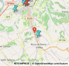 Mappa Via Alba Cortemilia, 12055 Alba CN, Italia (3.54538)