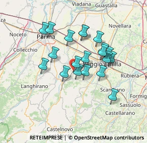 Mappa Via G. Galilei, 42021 Bibbiano RE, Italia (11.775)