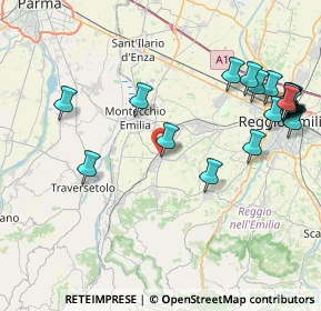 Mappa Via G. Galilei, 42021 Bibbiano RE, Italia (10.076)