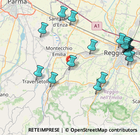 Mappa Via G. Galilei, 42021 Bibbiano RE, Italia (10.2315)