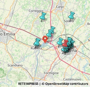 Mappa Via Albone, 41011 Campogalliano MO, Italia (6.91)