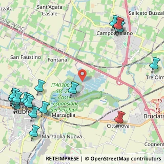 Mappa Via Albone, 41011 Campogalliano MO, Italia (3.3395)