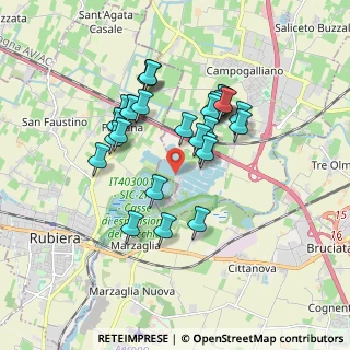Mappa Via Albone, 41011 Campogalliano MO, Italia (1.55143)