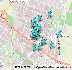 Mappa Via Finlandia, 41122 Modena MO, Italia (0.267)