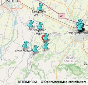 Mappa Via Carso, 42021 Bibbiano RE, Italia (10.3435)