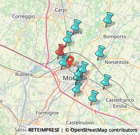 Mappa Via Renato Fucini, 41122 Modena MO, Italia (6.01)