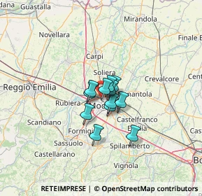 Mappa Via Renato Fucini, 41122 Modena MO, Italia (6.5175)