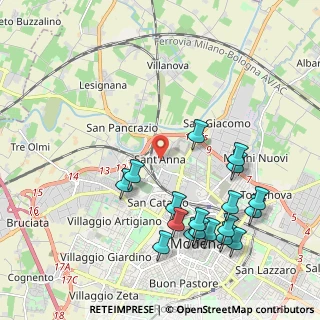 Mappa Via Ernesto Maranesi, 41122 Modena MO, Italia (2.34611)
