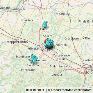 Mappa Via Ernesto Maranesi, 41122 Modena MO, Italia (6.13636)