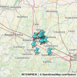 Mappa Via Francesco Fiorentino, 41122 Modena MO, Italia (6.48417)