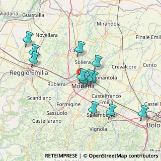 Mappa Via Ernesto Maranesi, 41122 Modena MO, Italia (14.38)