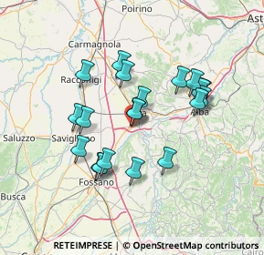 Mappa Via Piave, 12062 Cherasco CN, Italia (12.3795)