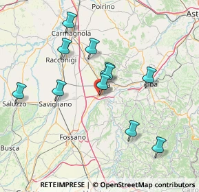 Mappa Via Piave, 12062 Cherasco CN, Italia (14.39727)
