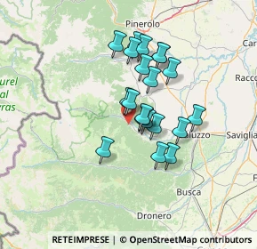 Mappa Frazione S. Giuseppe Croesio, 12034 Paesana CN, Italia (10.697)