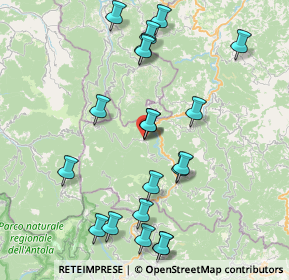 Mappa SP18, 29020 Zerba PC, Italia (8.821)