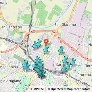 Mappa Viale Alessandro La Marmora, 41122 Modena MO, Italia (1.2565)