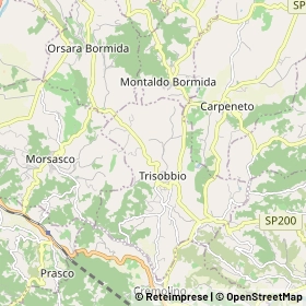 Mappa Trisobbio