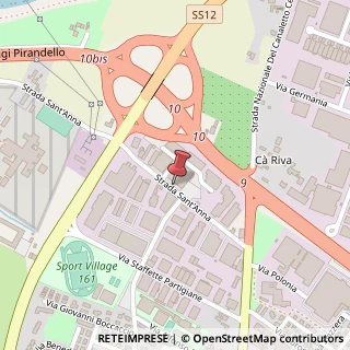Mappa Strada Sant'Anna, 604, 41122 Modena, Modena (Emilia Romagna)