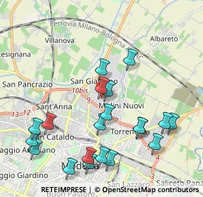 Mappa Via Somalia, 41122 Modena MO, Italia (2.2735)