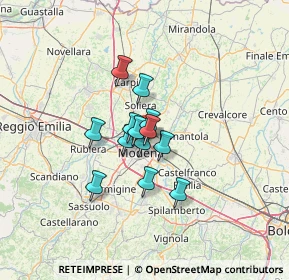 Mappa Via Somalia, 41122 Modena MO, Italia (8.03308)