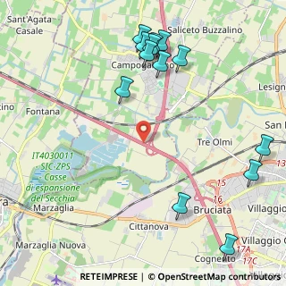 Mappa E35, 41011 Reggio nell'Emilia RE, Italia (2.67308)