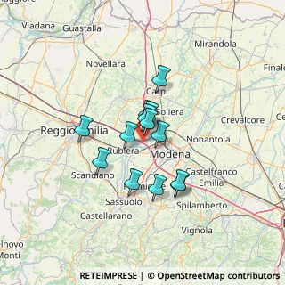 Mappa E35, 41011 Reggio nell'Emilia RE, Italia (9.29462)