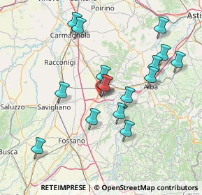 Mappa Via del Castello, 12062 Cherasco CN, Italia (14.57813)