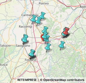 Mappa Via del Castello, 12062 Cherasco CN, Italia (12.819)